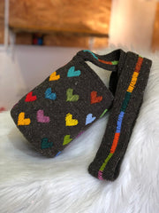 Recamadas Lana Corazones 22 x 18