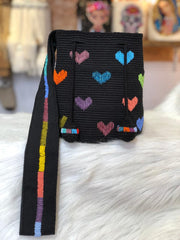 Wayuú Recamada Corazones Mediana 22 x 23