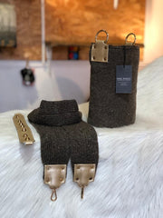 Premium Exclusive dark grey wool, small