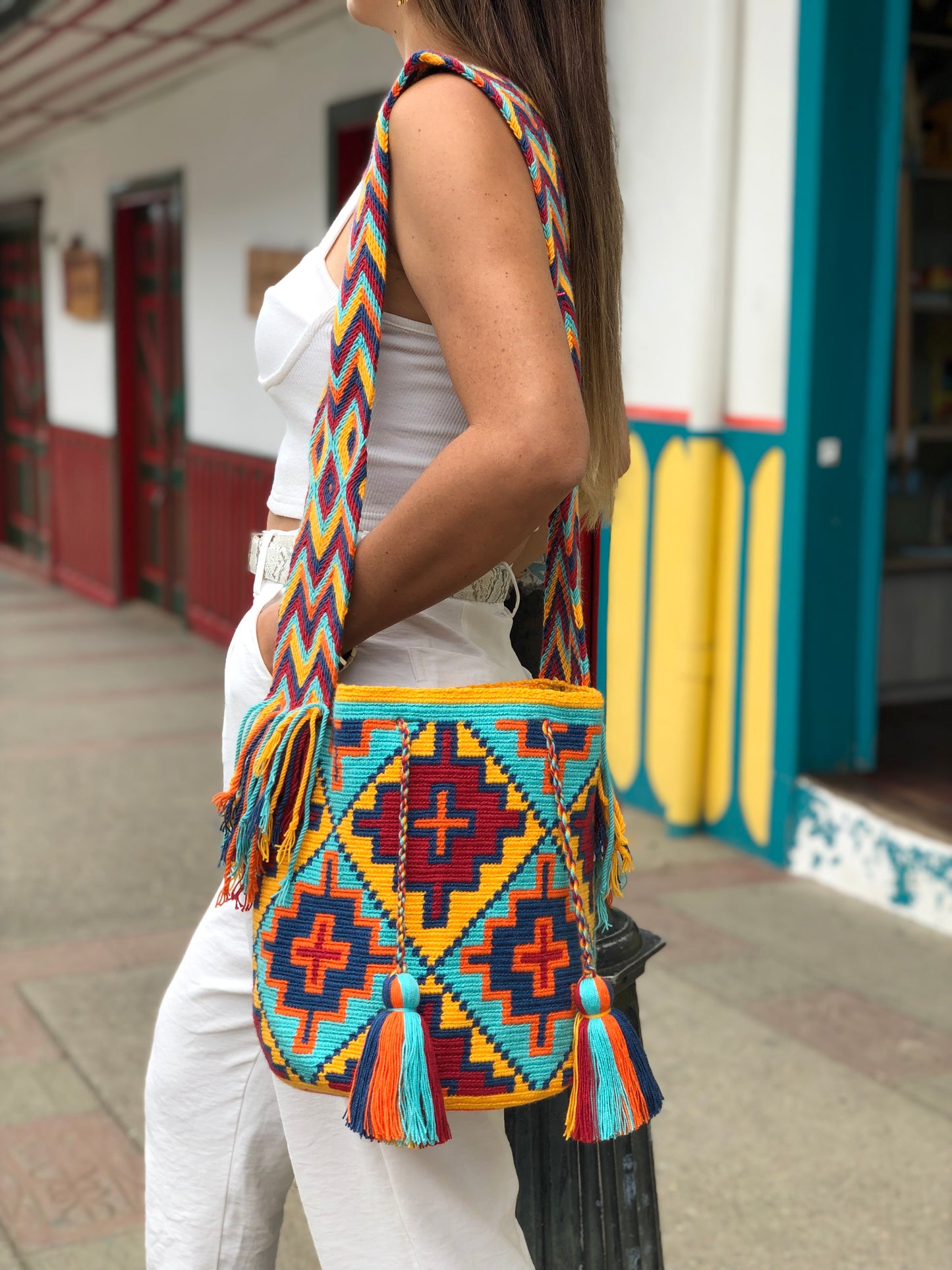 Wayuú Diseño Grande tradicional 29x29