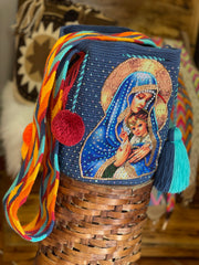 Virgen pedrería grande 29 x 29