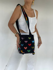 Wayuú Recamada Corazones Mediana 22 x 23