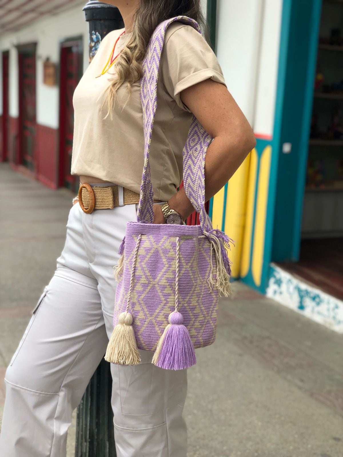 Wayuú Diseño Grande tradicional 29x29