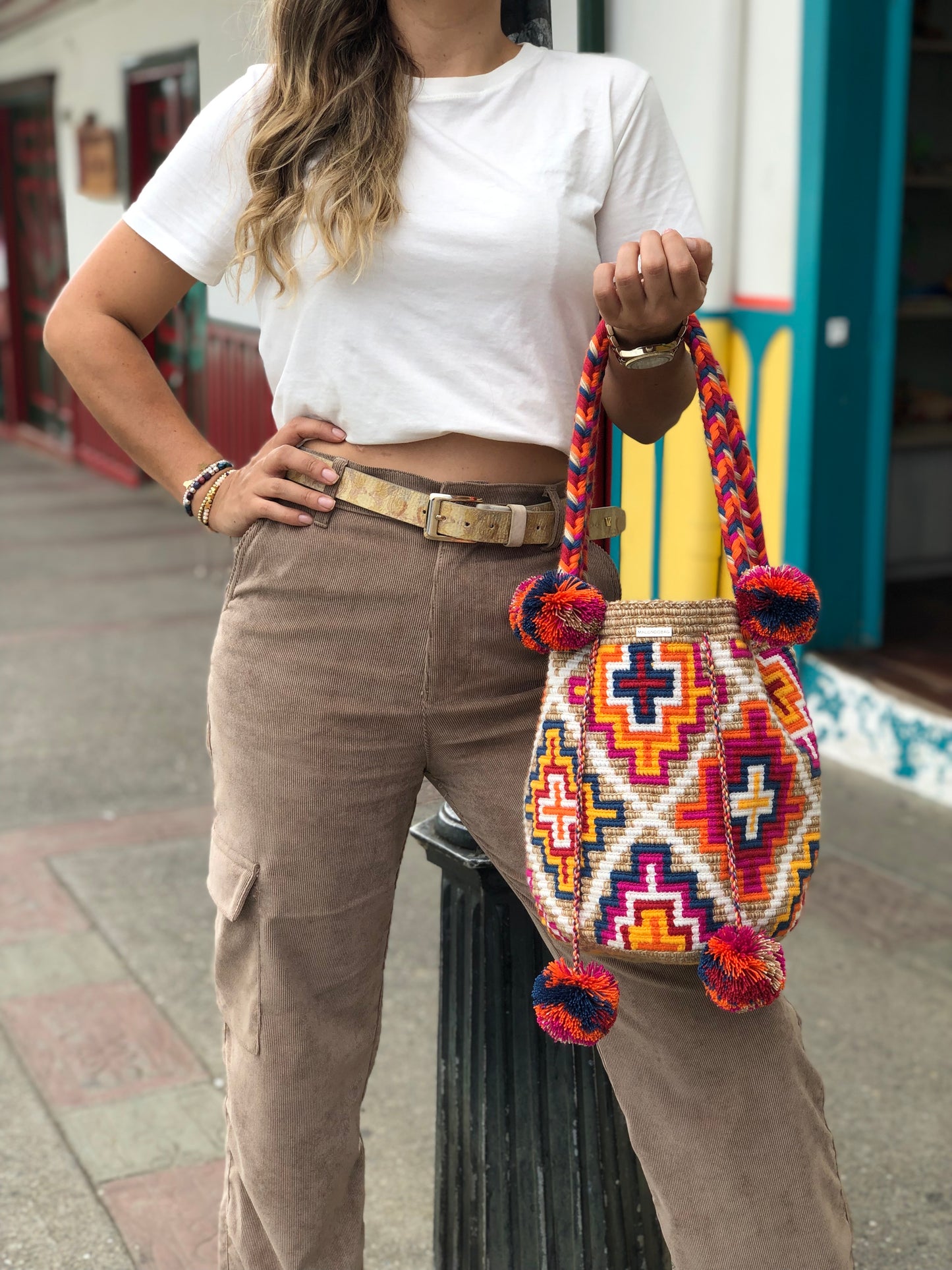 Wayuú Trenza y Borla 29x29
