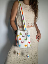 Wayuú Recamada Corazones Mediana 22 x 23