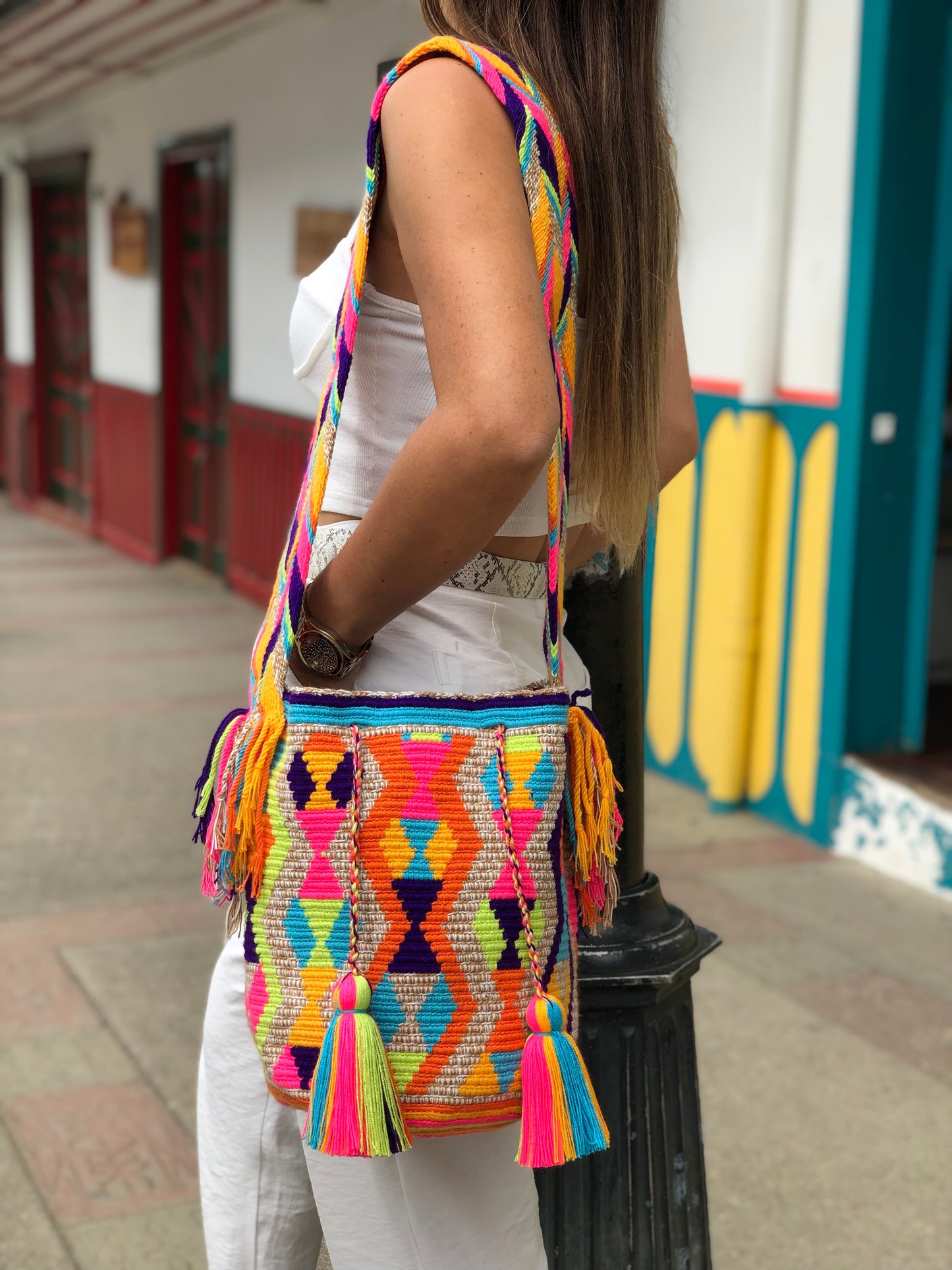 Wayuú Diseño Grande tradicional 29x29