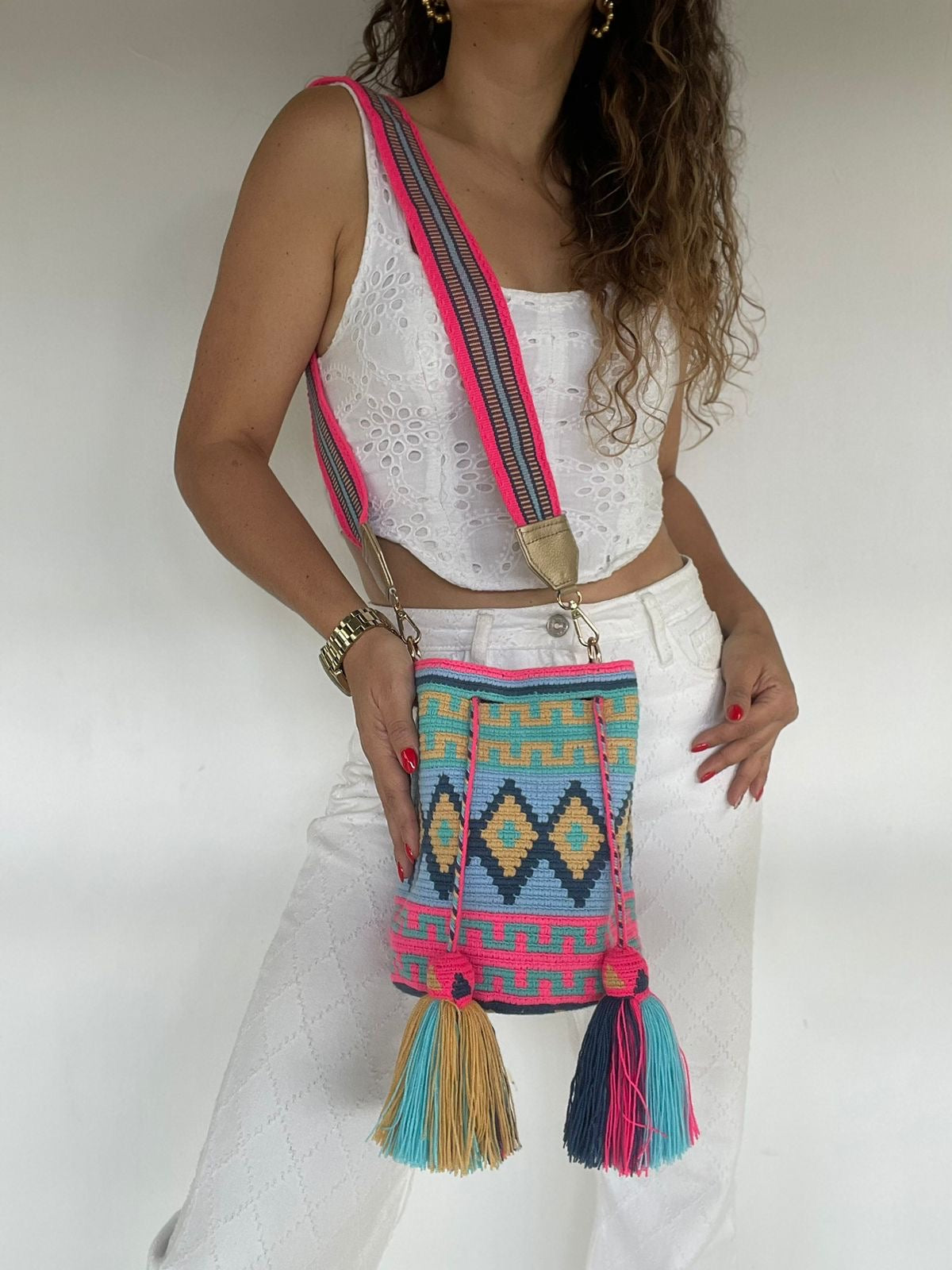 Mochila mediana diseño Gaza exclusive 22x24