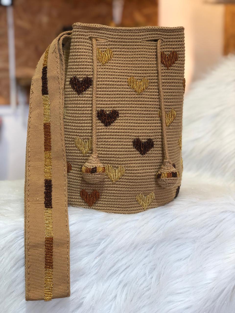 Large Hearts Embroidery