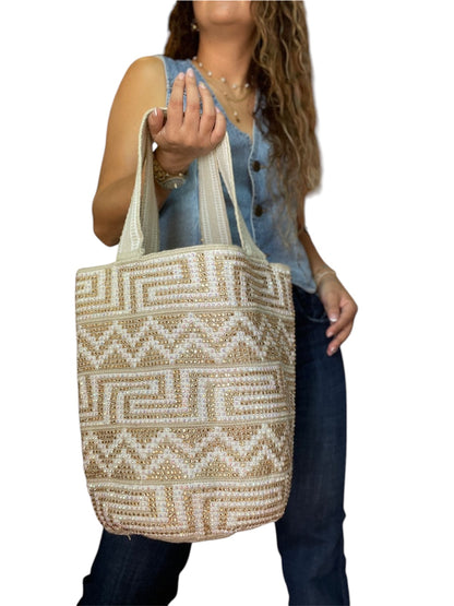 Mochilon con piedras 40x35