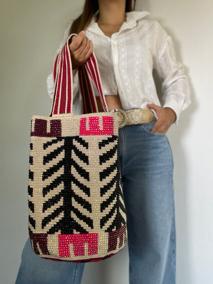 Mochilon con piedras 40x35