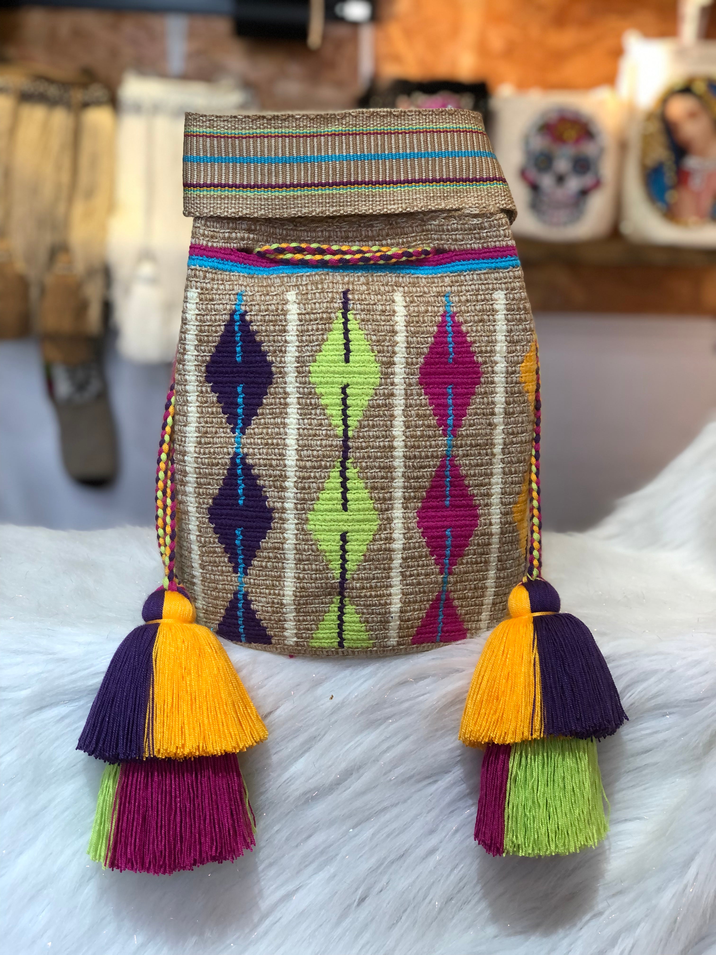 Wayuu design bells 29x29