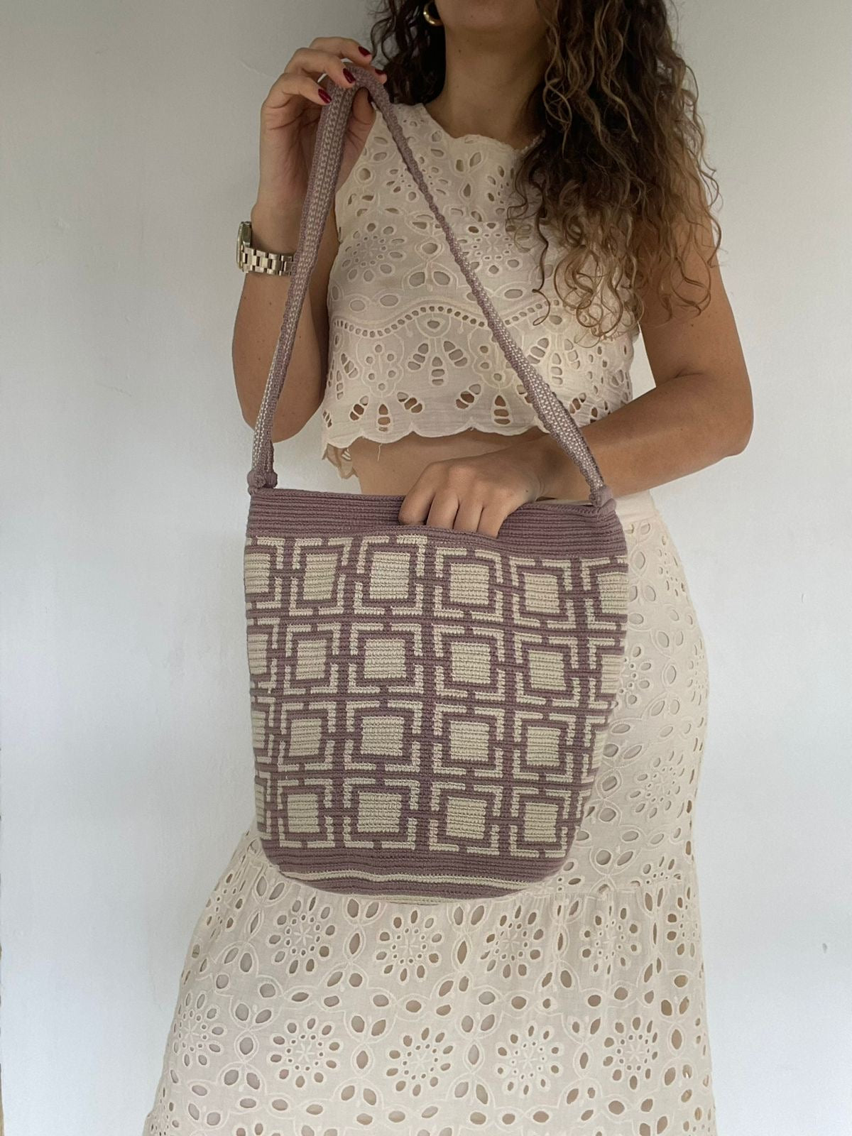 Bolso De Mano y Cargadera 29 x 29