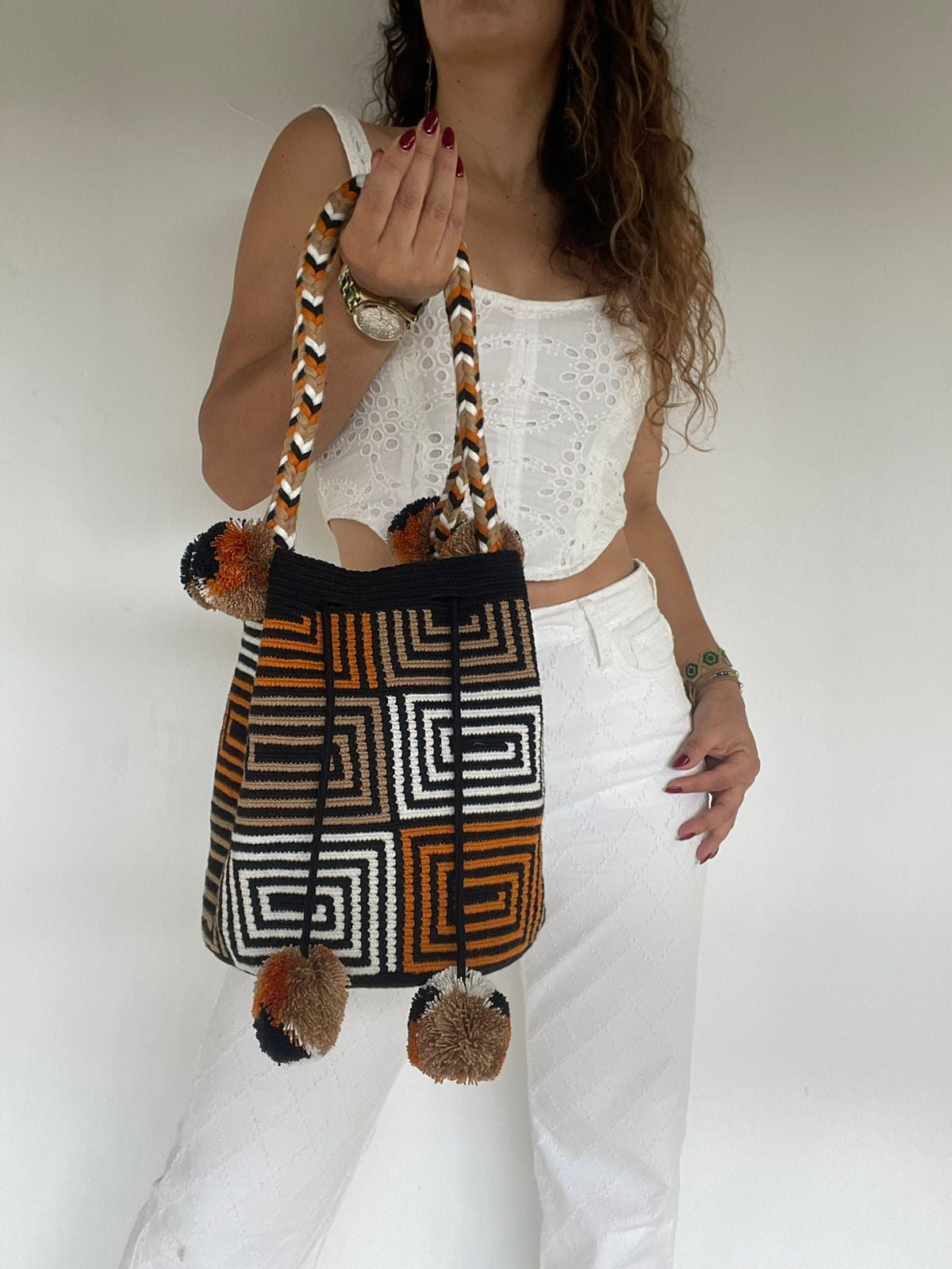 Wayuu Braid and Tassel 29x29