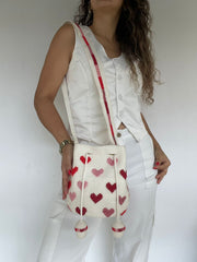 Wayuú Recamada Corazones Mediana 22 x 23