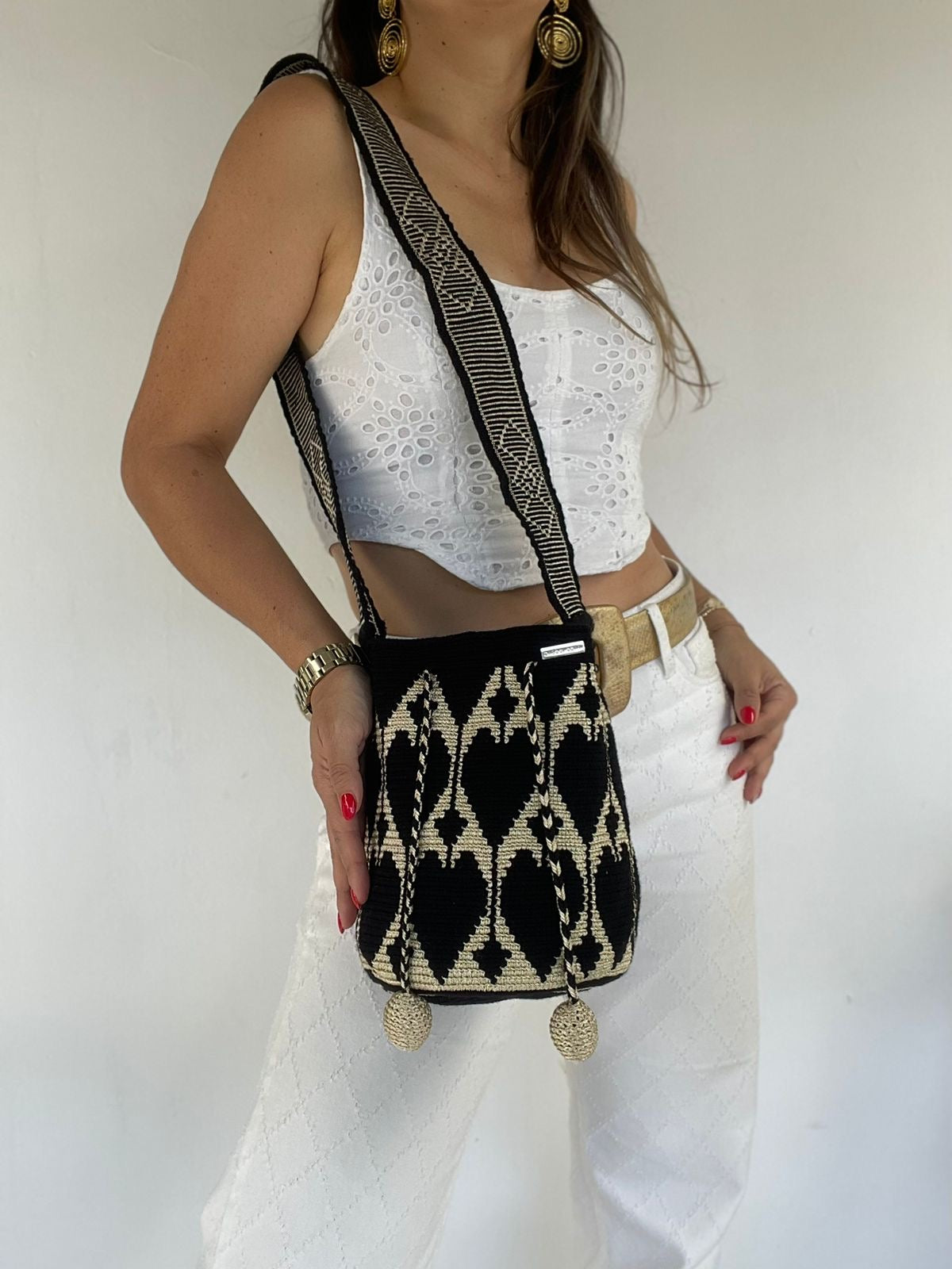 Mediana Exclusive Corazones Seda y Algodón 22 x 21