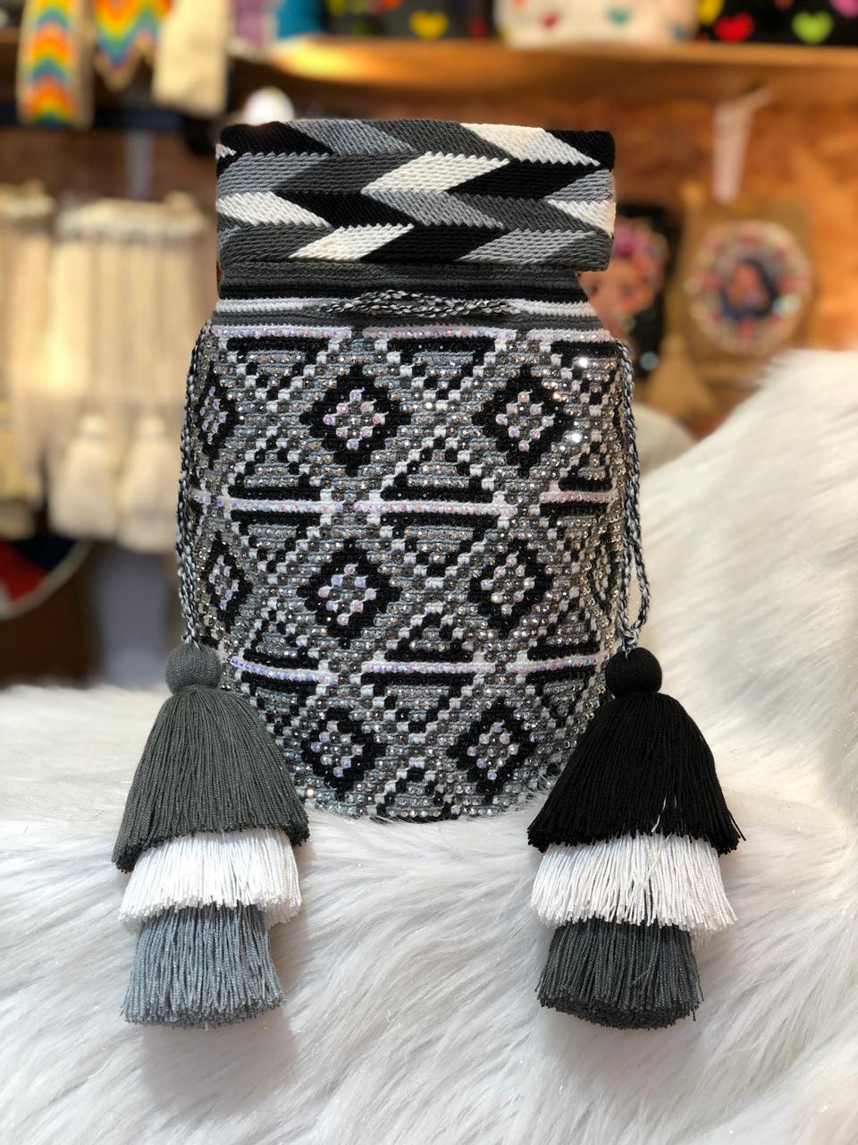 Wayuu stones and bells Large traditional 29x29