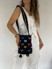 Wayuú Recamada Corazones Mediana 22 x 23