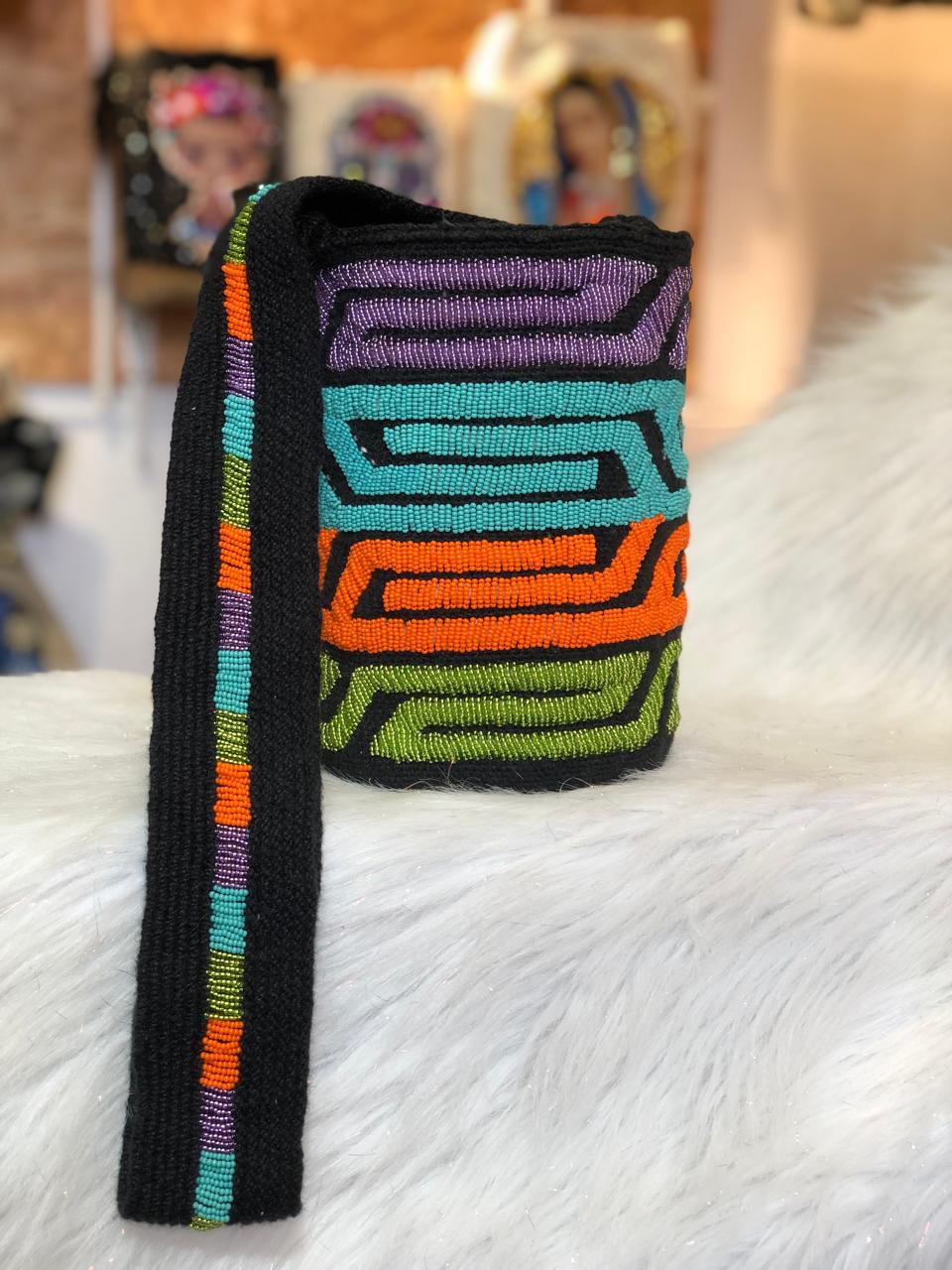 Embroidered Bright Tones 22cm x 18cm