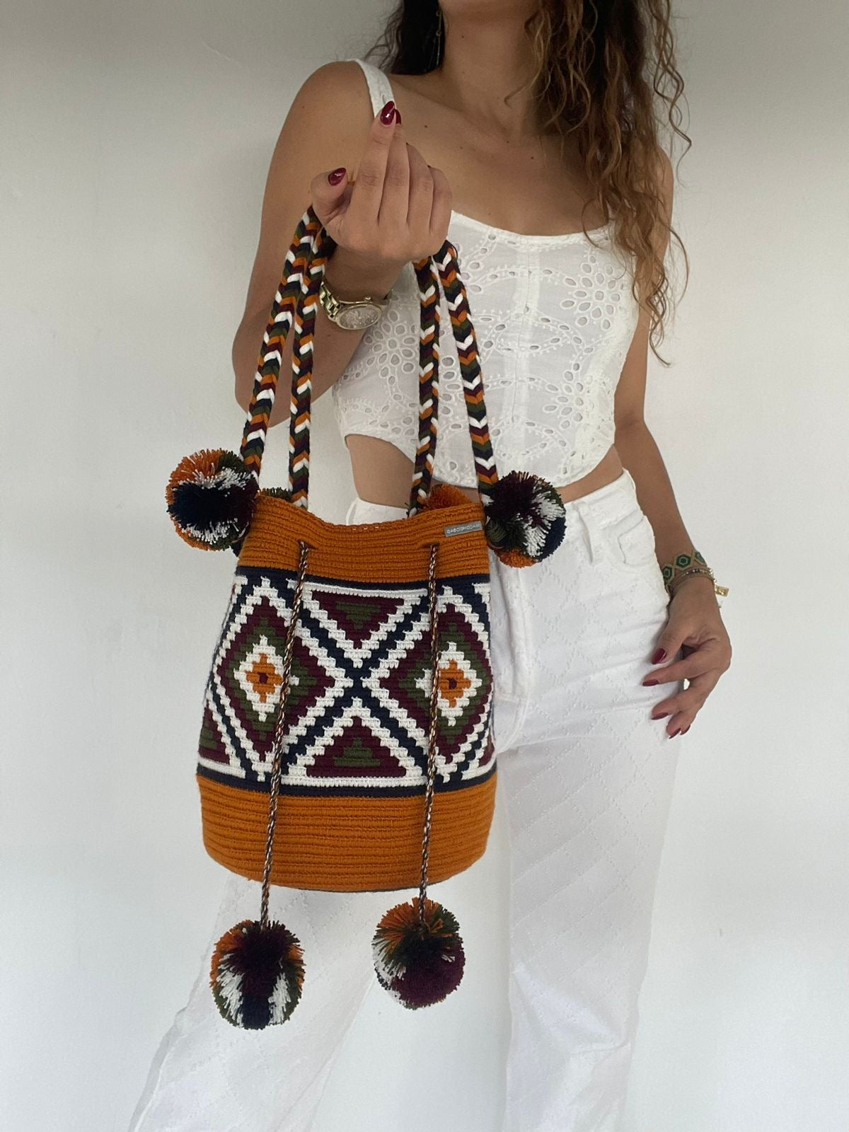 Wayuu Braid and Tassel 29x29