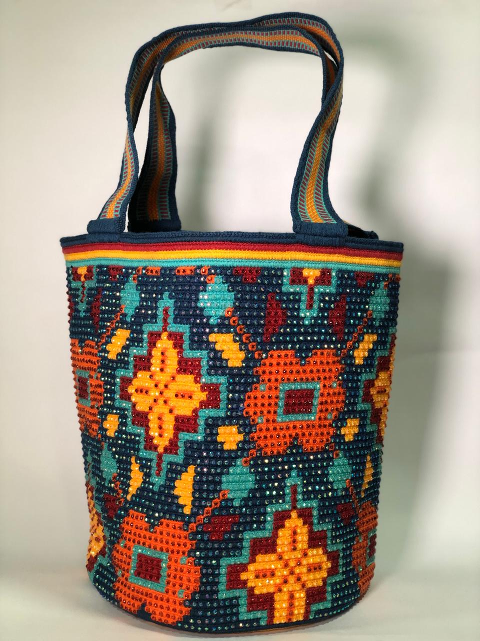 Mochilon con piedras 40x35