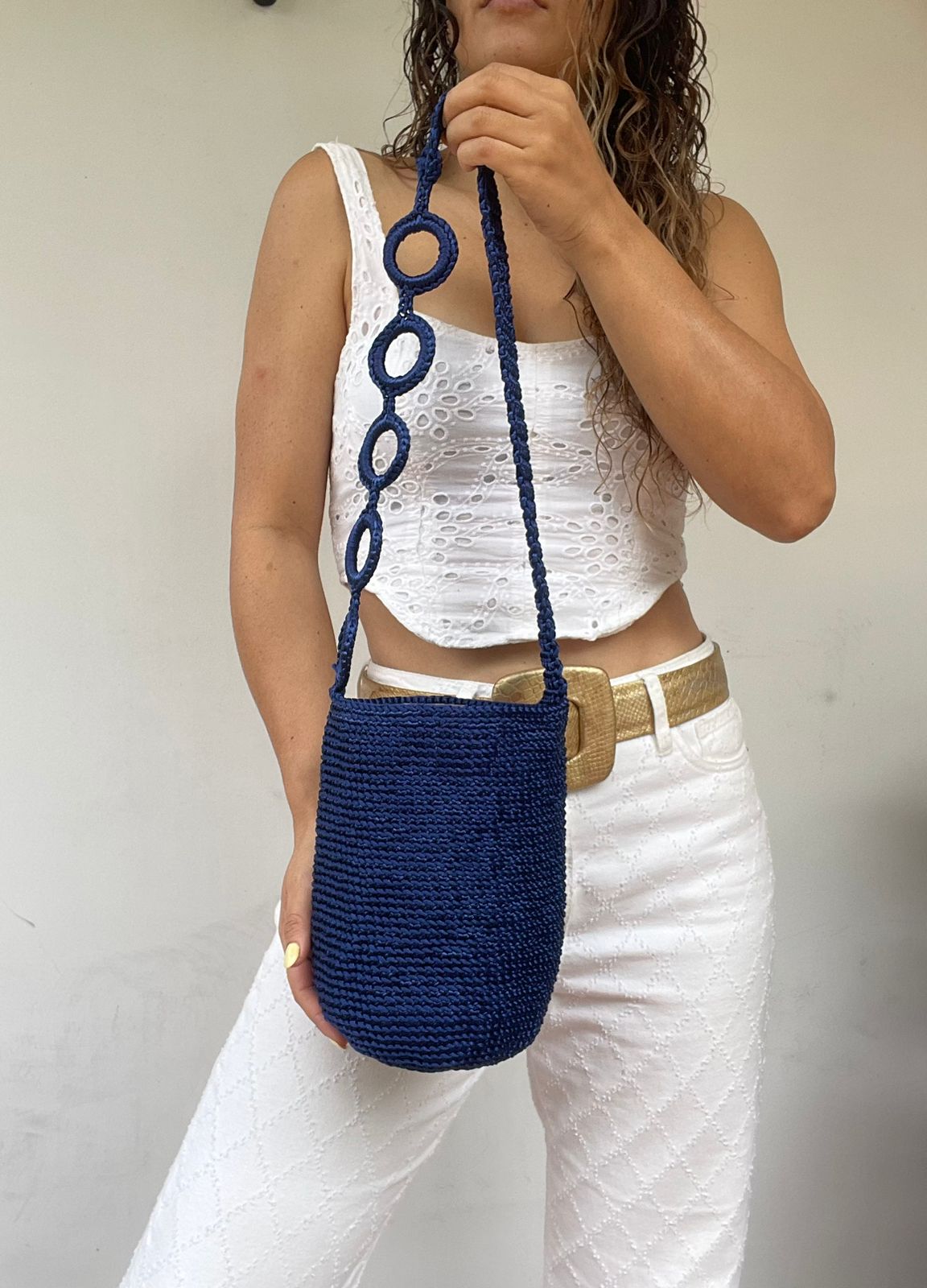 Cordón De Seda Con Gaza CORTA en Cadena 21 x 17