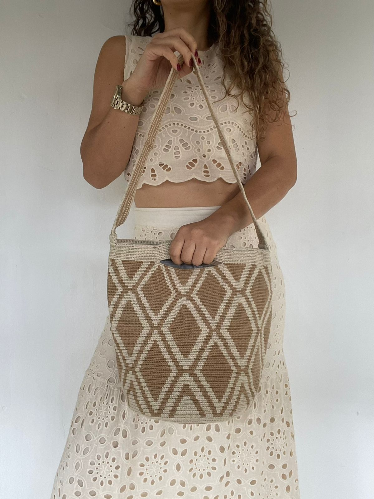 Bolso De Mano y Cargadera 29 x 29