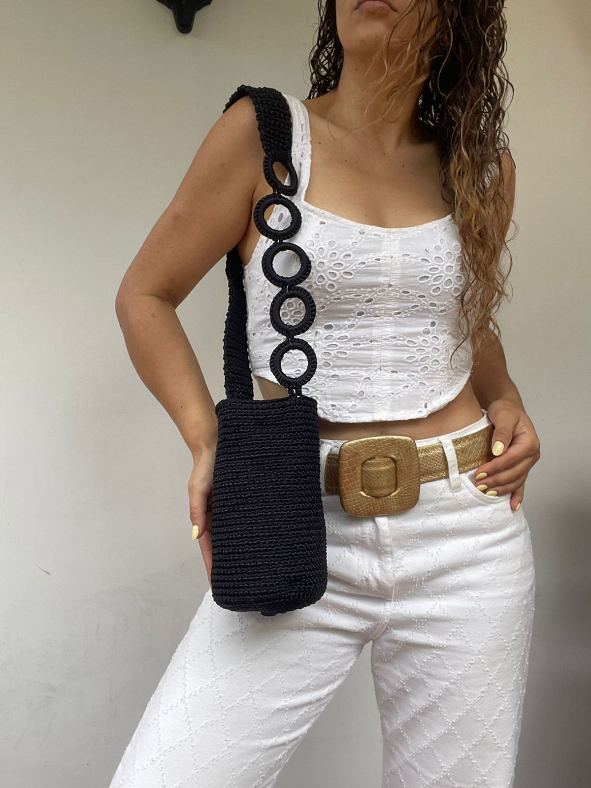 Cordón De Seda Con Gaza CORTA en Cadena 21 x 17