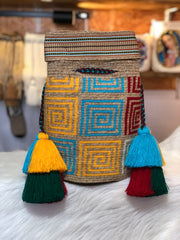 Wayuu design bells 29x29