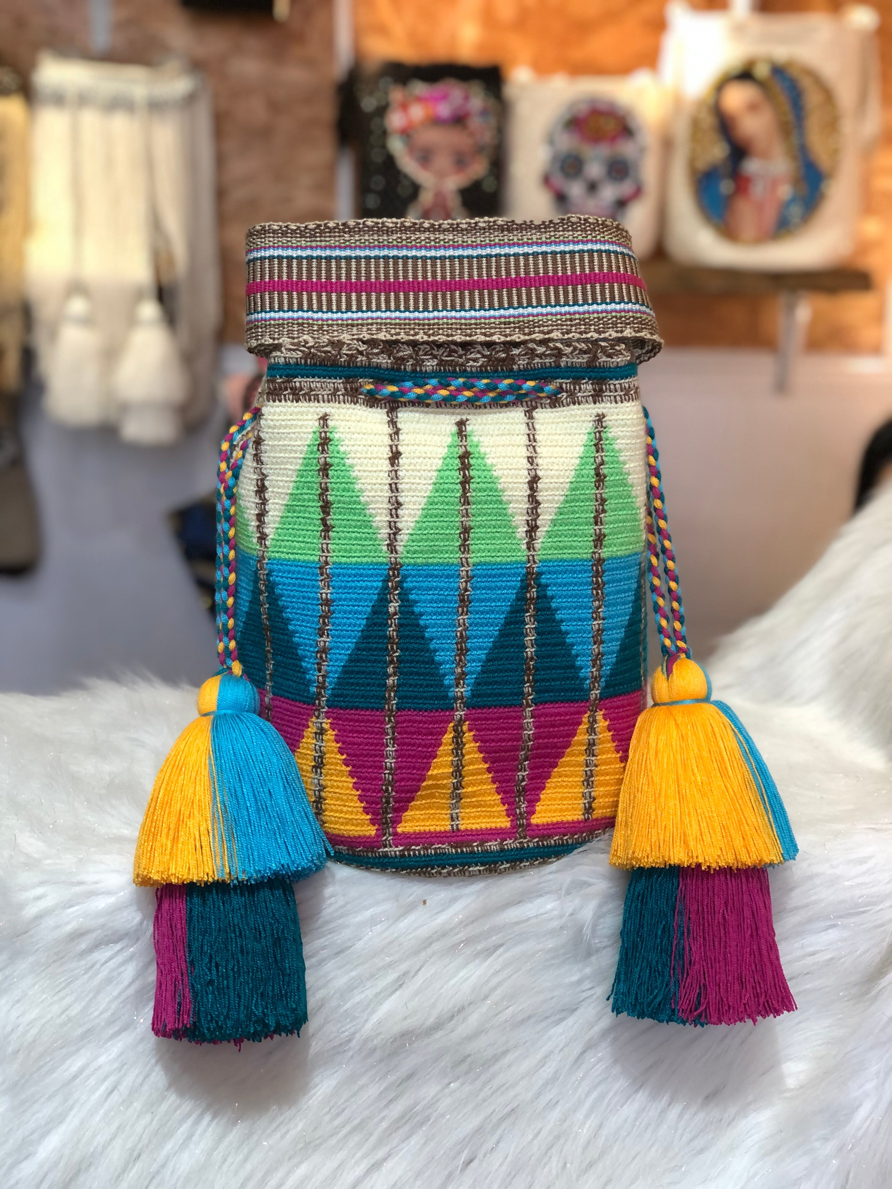 Wayuu design bells 29x29