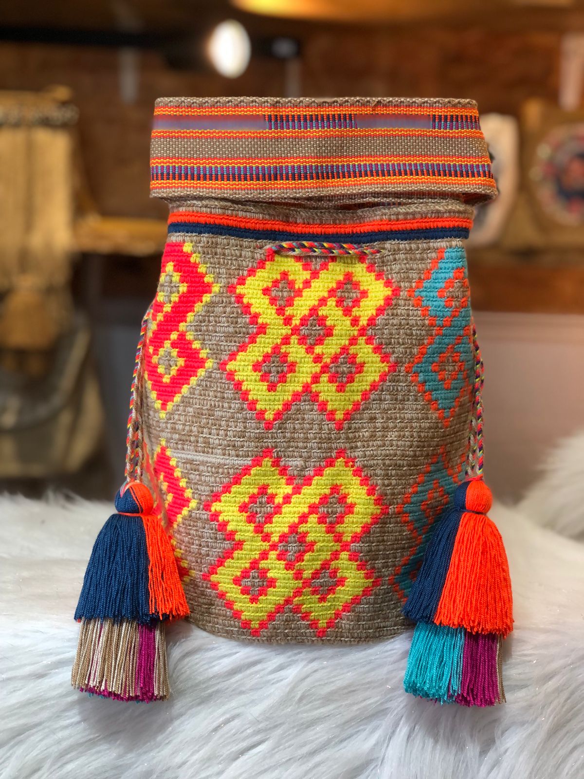 Wayuú Diseño Campanas Grande 29 x 29
