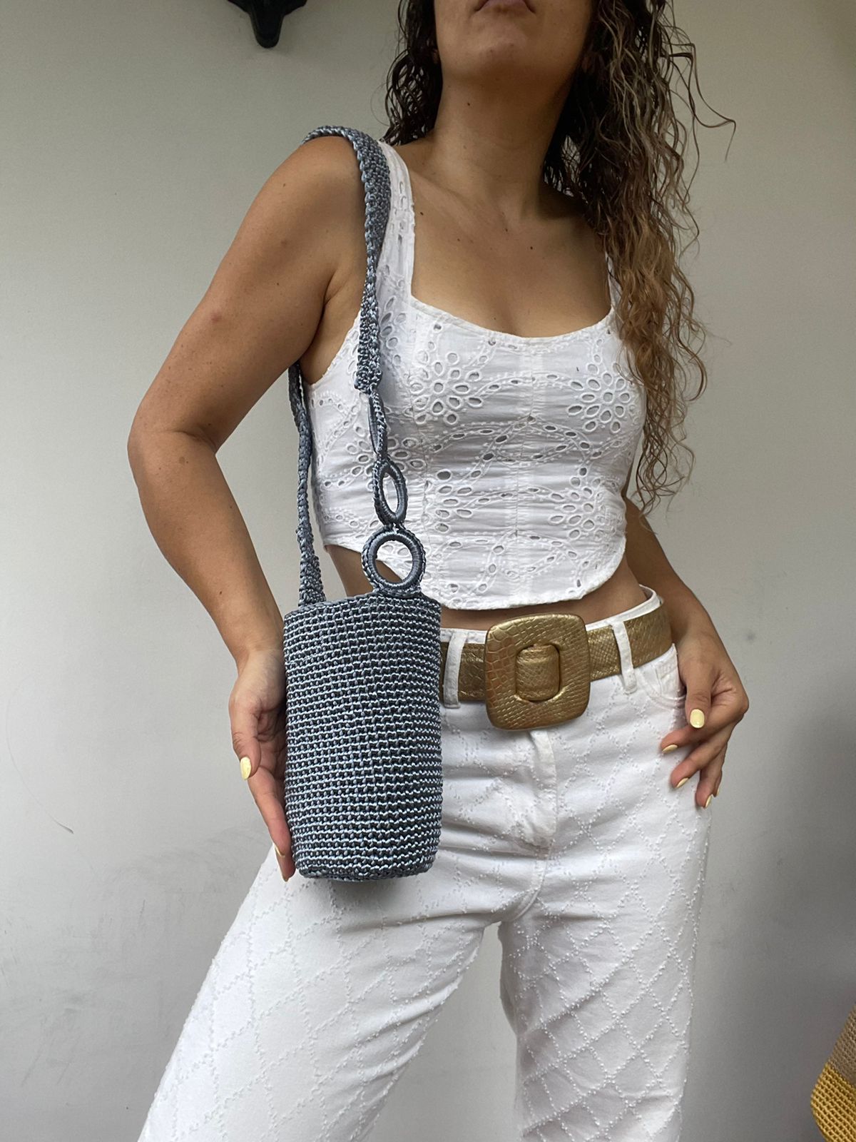 Cordón De Seda Con Gaza CORTA en Cadena 21 x 17