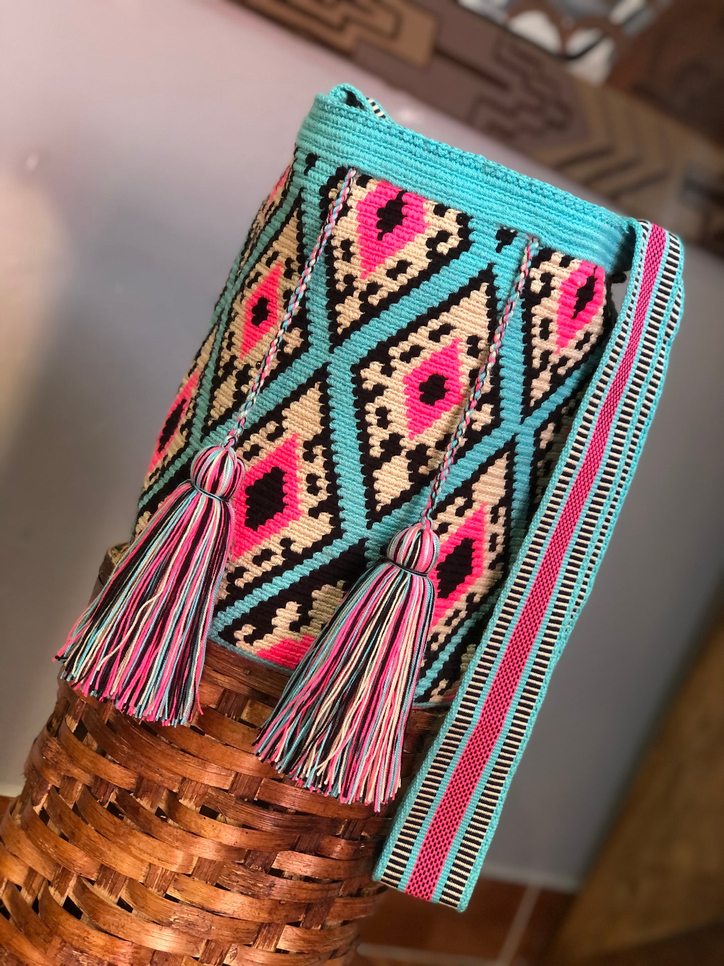 Wayuú Diseño Grande tradicional 29x29