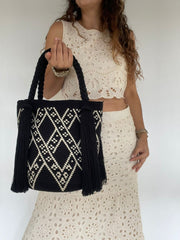 Wayuu braided bag, 29x29 design