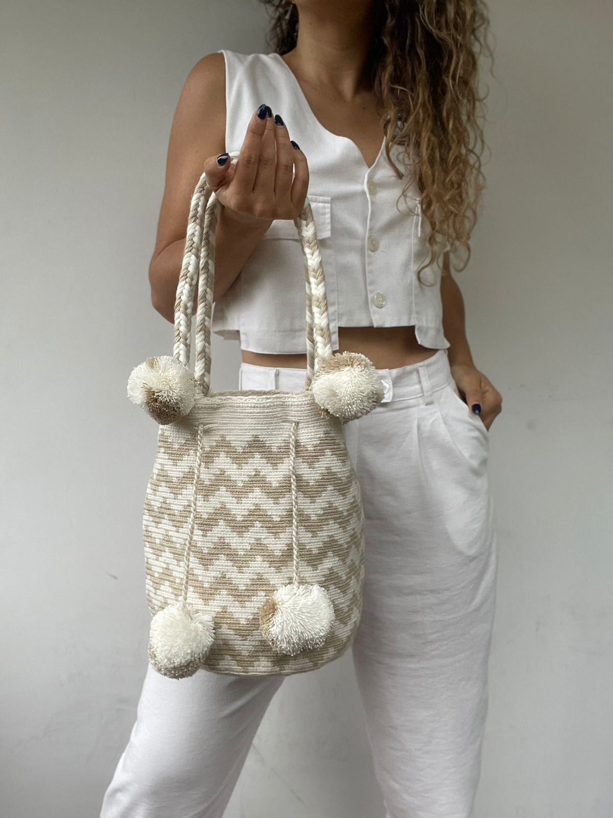 Wayuú Trenza y Borla 29 x 29