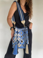 Extra-long exclusive Gaza design backpack