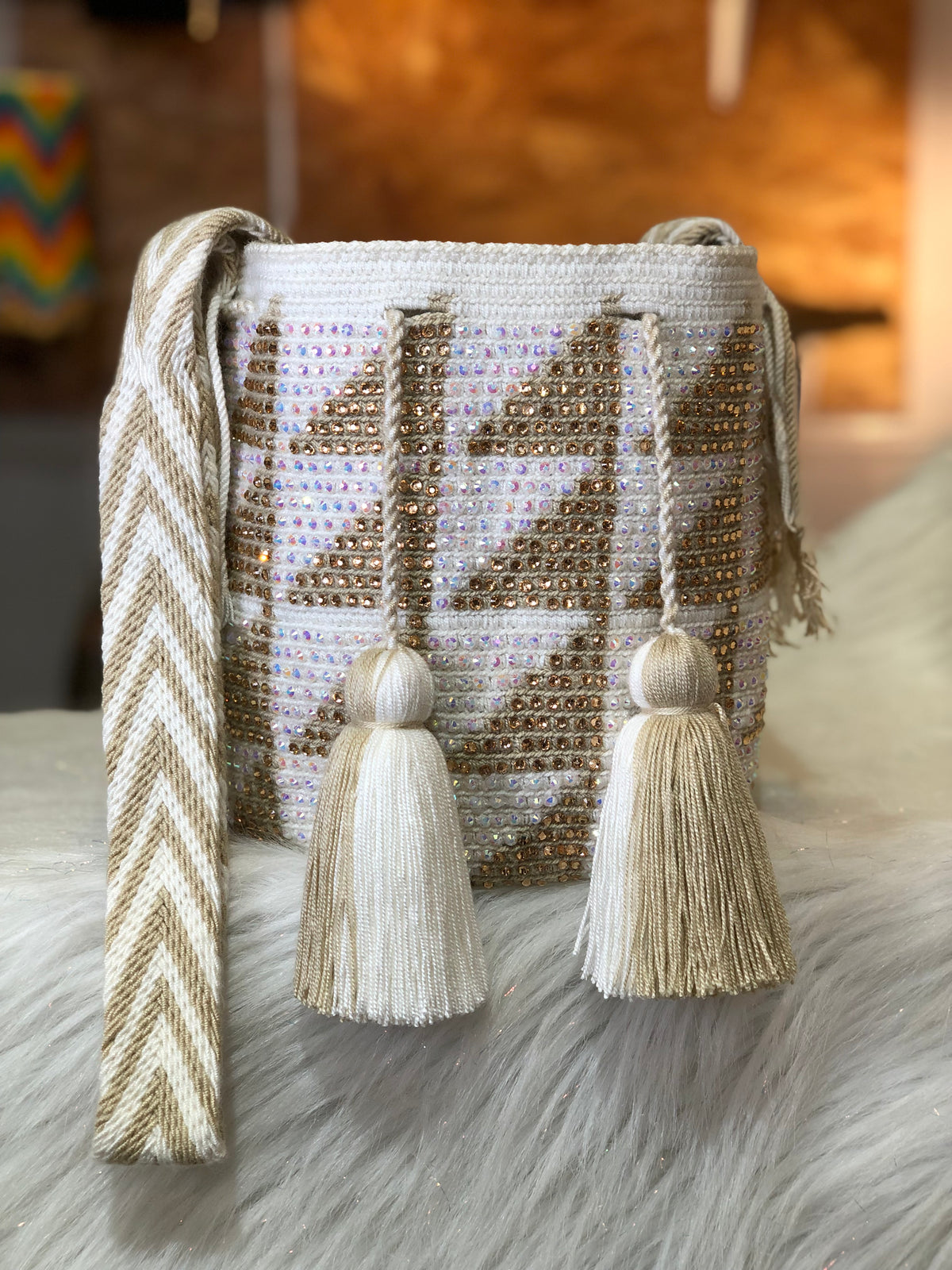 Wayuú Mediana Pedrería 22 x 21