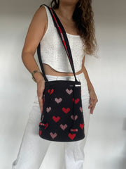 Wayuú Recamada Corazones Grande 29 x 29