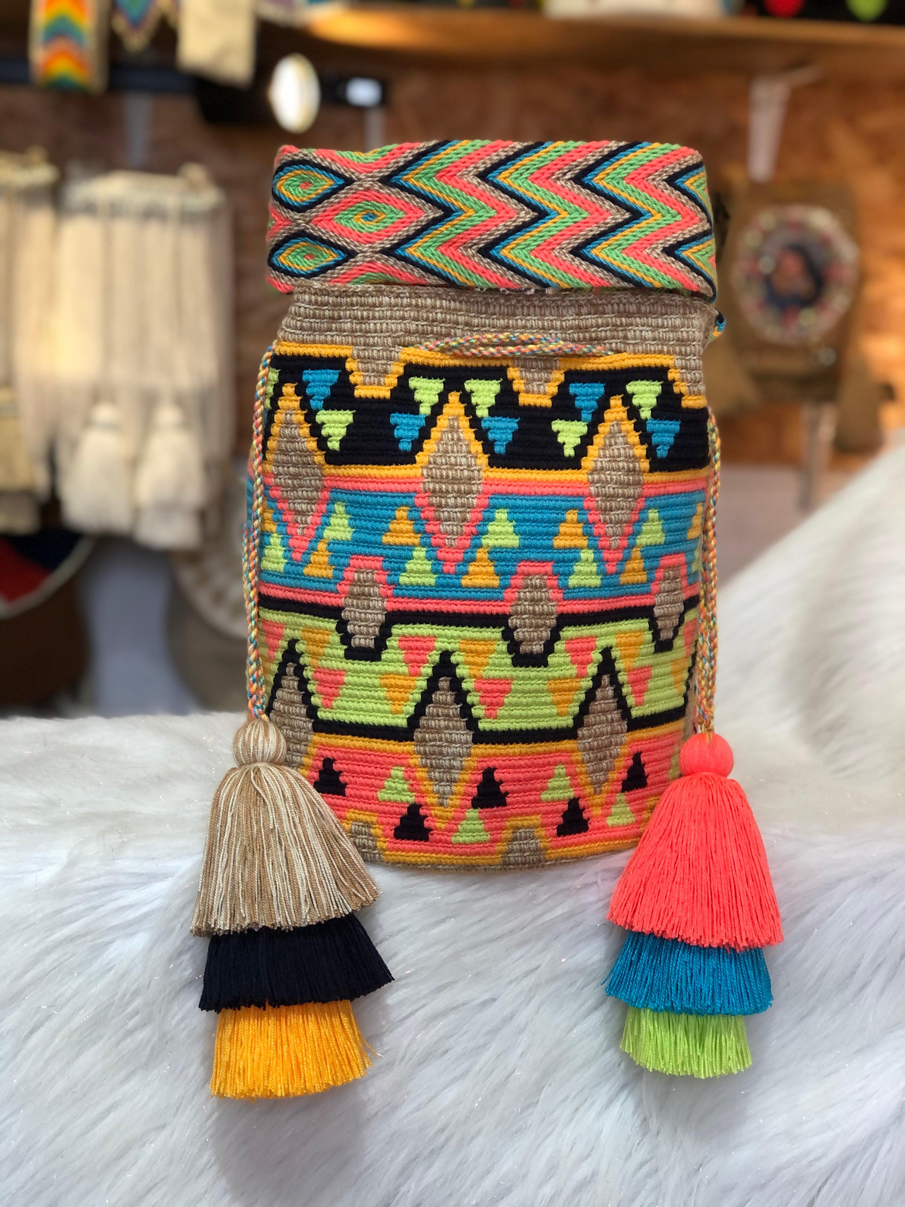 Wayuu design bells 29x29