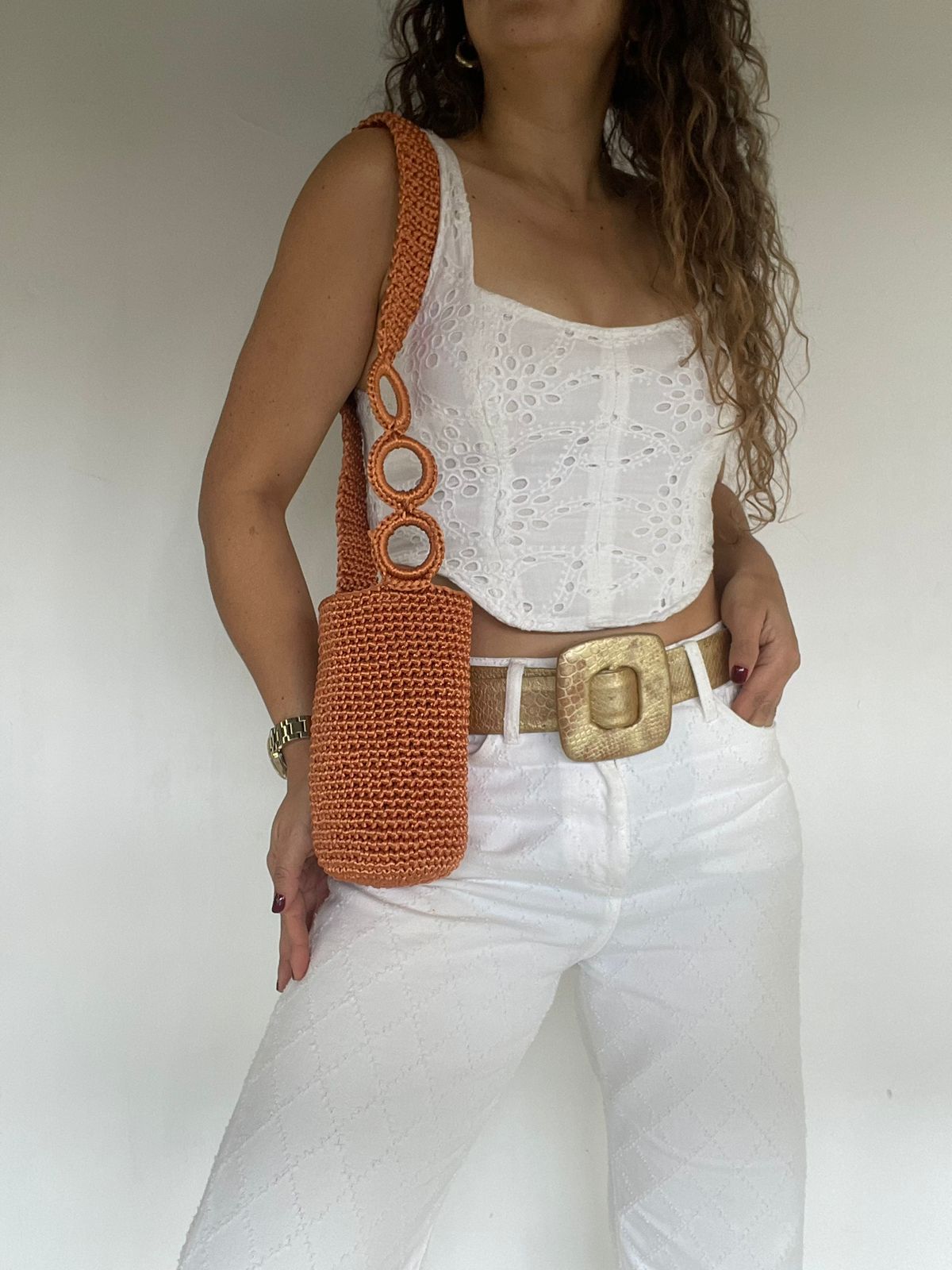 Cordón De Seda Con Gaza CORTA en Cadena 21 x 17