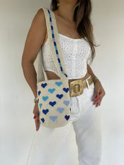 Recamadas Lana Corazones 22 x 18