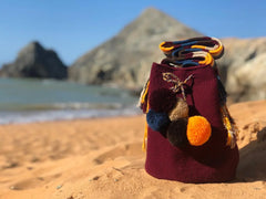 Oferta del Mes Wayuú 5 Borlas Grande Tradicional 29 x 29